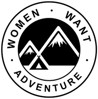Women Want Adventure logo. Women Want Adventure logo. Photo: © Women Want Adventure
