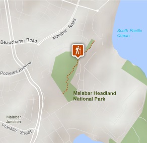 Maps of Western Escarpment walking track. Image: OEH